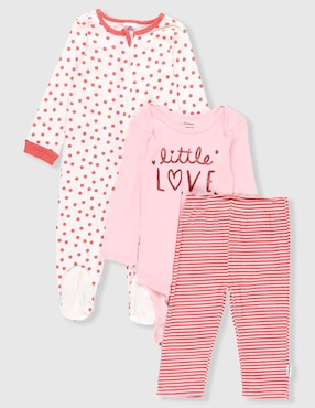 Set bebé Gerber para bebé niña
