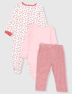 Set bebé Gerber para bebé niña