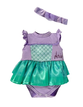 Body disney con accesorio para el cabello de algodón