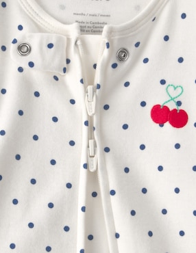 Mameluco Carters de algodón para bebé niña