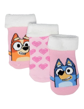 Set de tín Bluey y Bingo Panaderia para niña 3 pares
