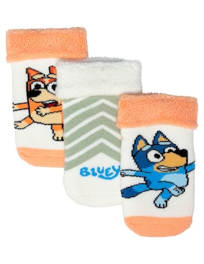 Set de calcetín Bluey y Bingo Panaderia unisex 3 pares