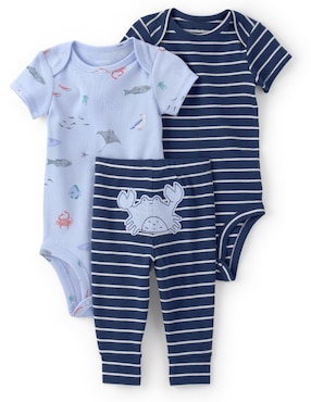 Conjunto casual Carters de algodón para bebé