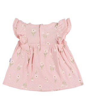 Vestido con calzón Gerber manga corta para bebé niña