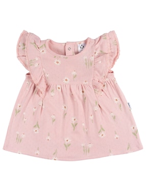 Vestido con calzón Gerber manga corta para bebé niña