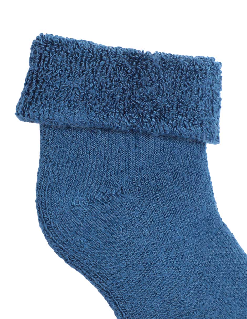 Calcetín de algodón para bebé unisex 3 pares 3