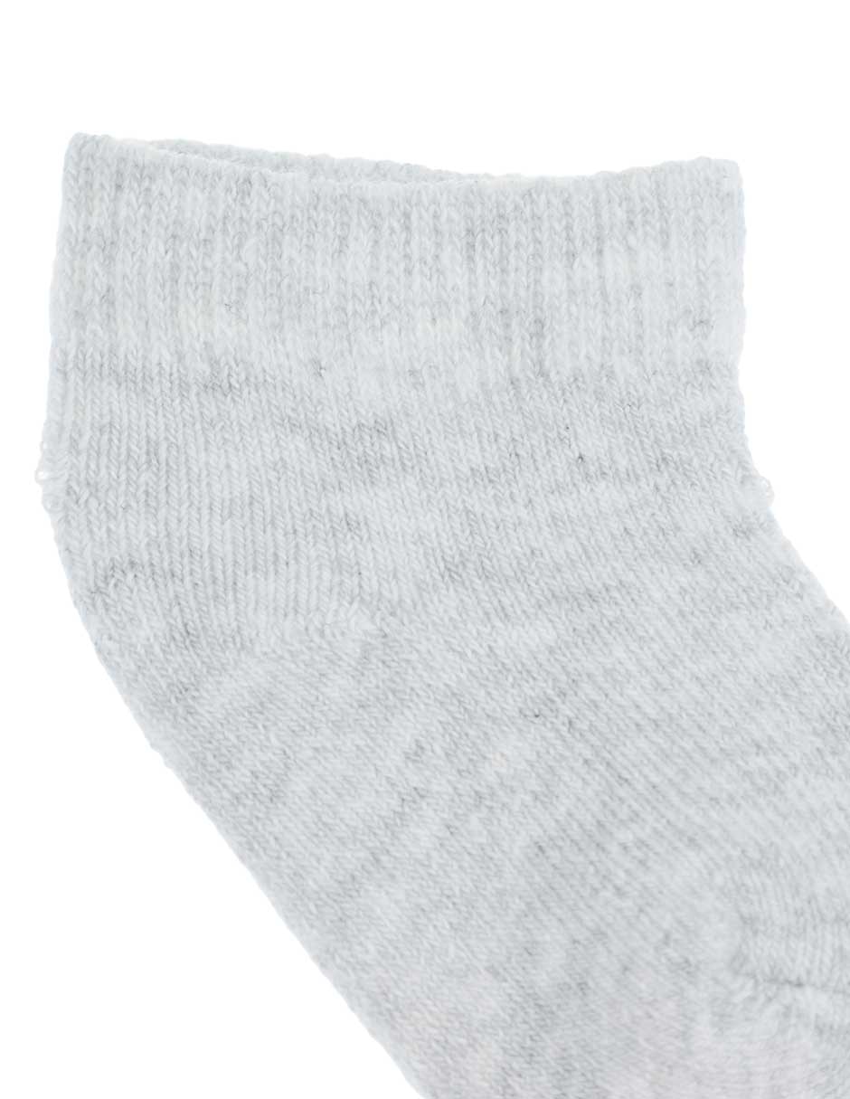 Calcetín de algodón para bebé unisex 3 pares 3