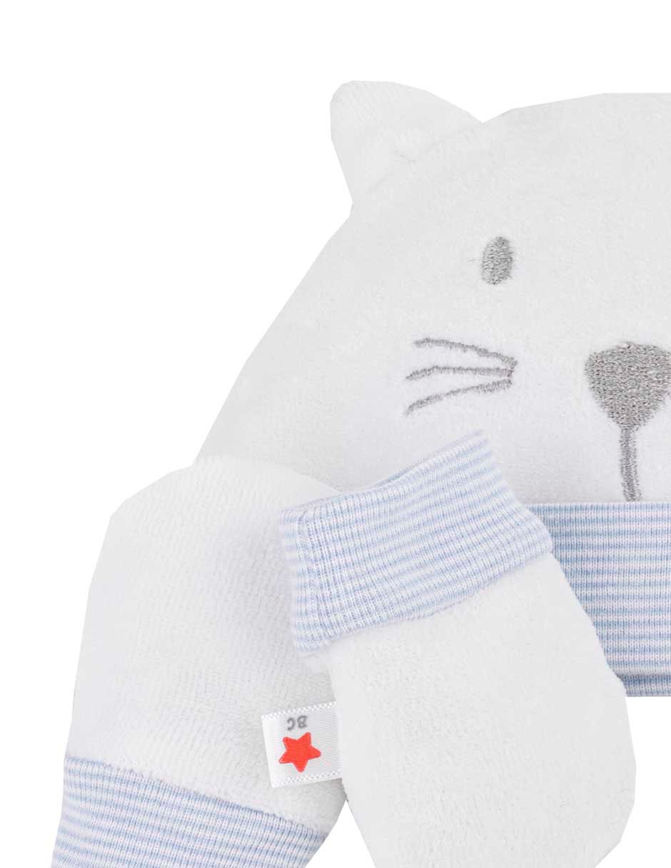 Set gorro - guantes estampado con bordado 6