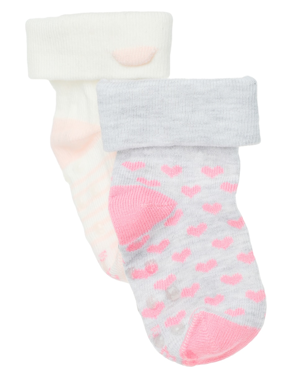 CALCETA BABY CREYSI UN, 12 MESES, ROSA