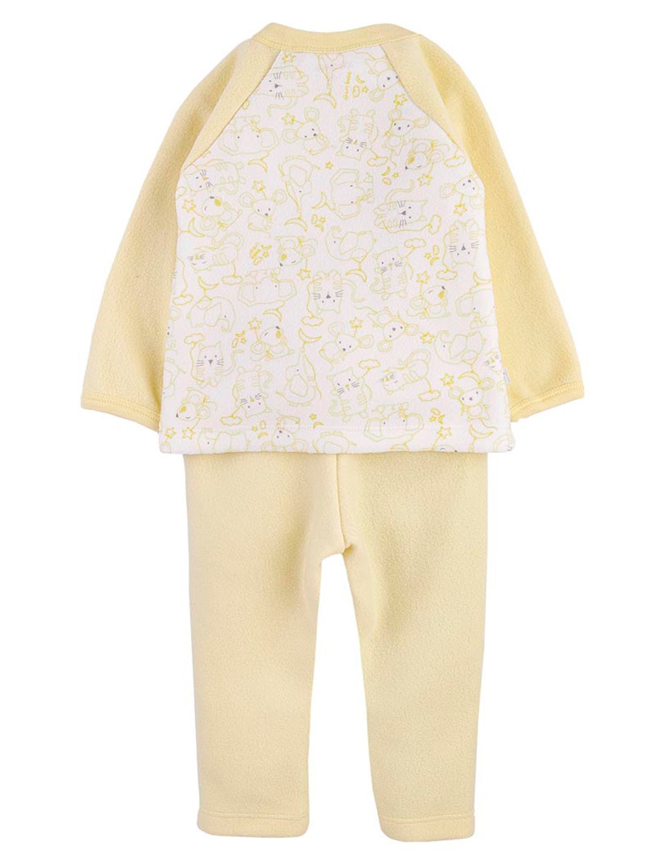 CONJUNTO PANTALON BABY, 12M, AMARILLO 0