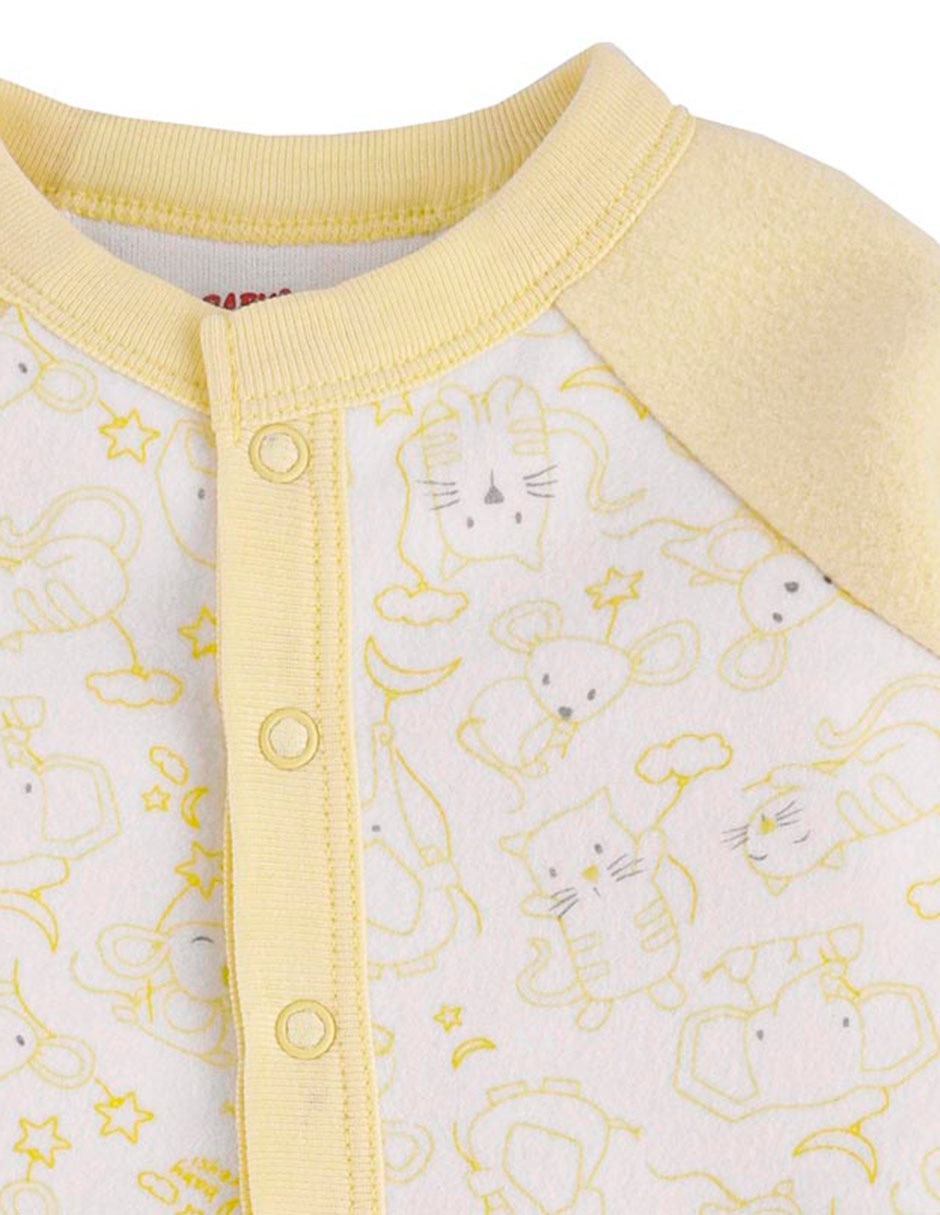 CONJUNTO PANTALON BABY, 12M, AMARILLO 0