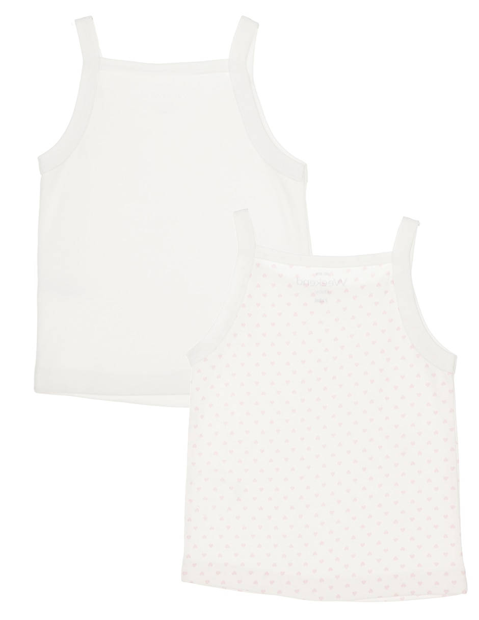 Set camiseta cuello redondo para bebé niña 2