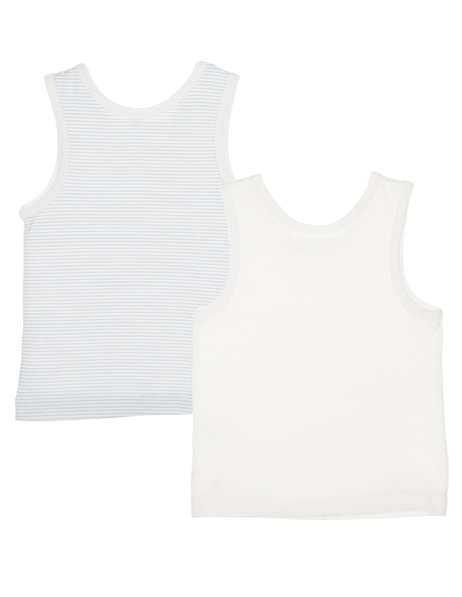 Set camiseta cuello redondo para bebé niño 2