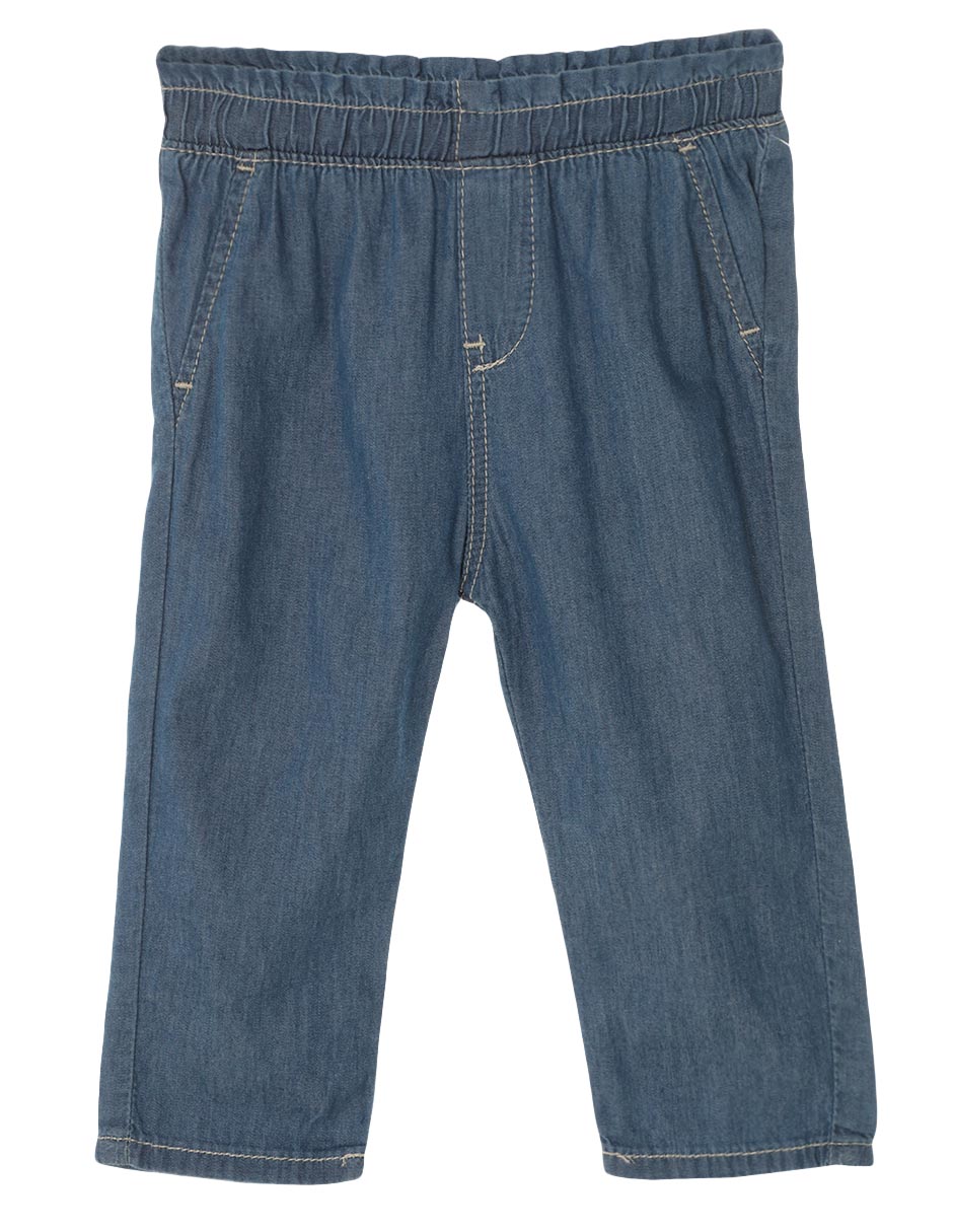 Jeans straight lavado medio unisex 1
