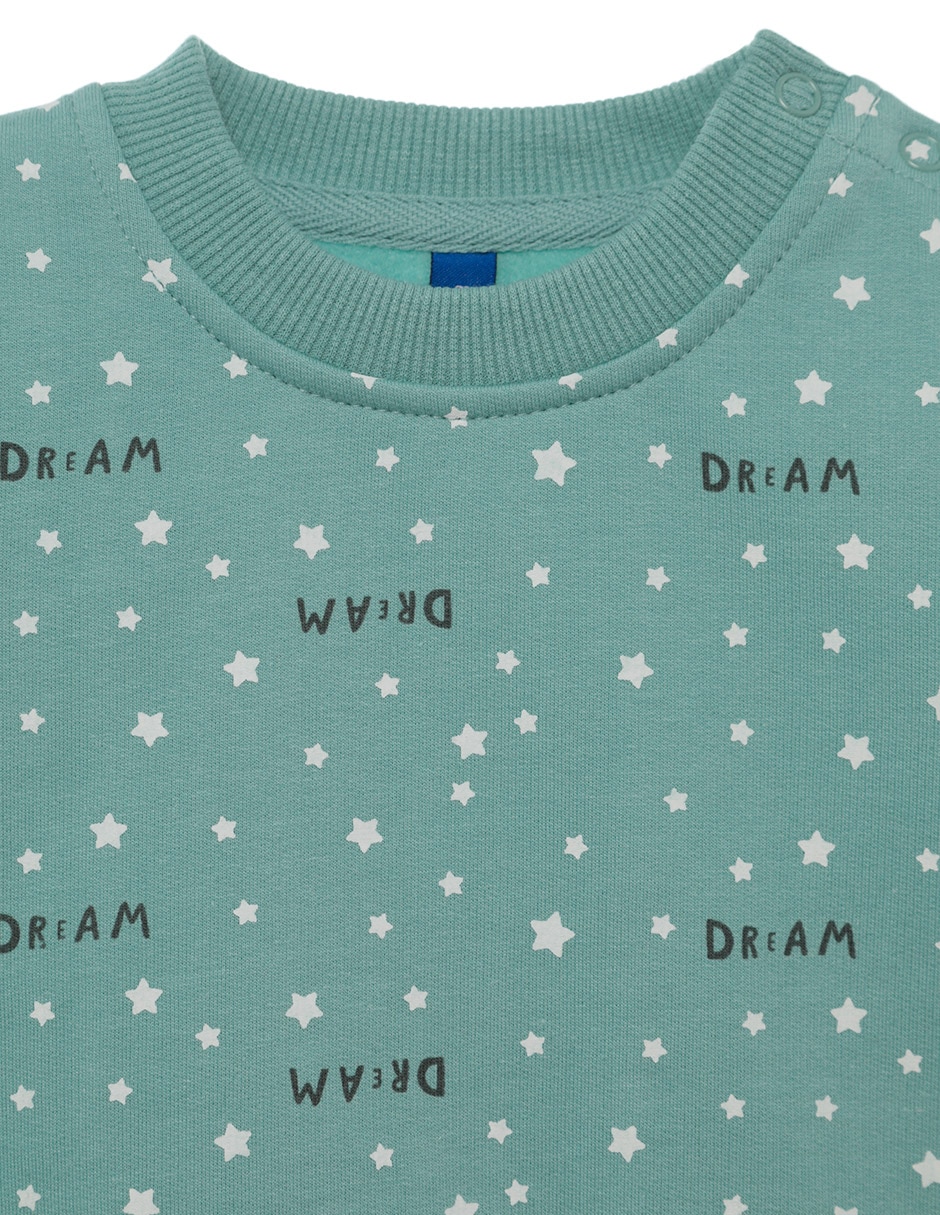 SUDADERA WEEKEND BABY, 9-12 MESES, GIN