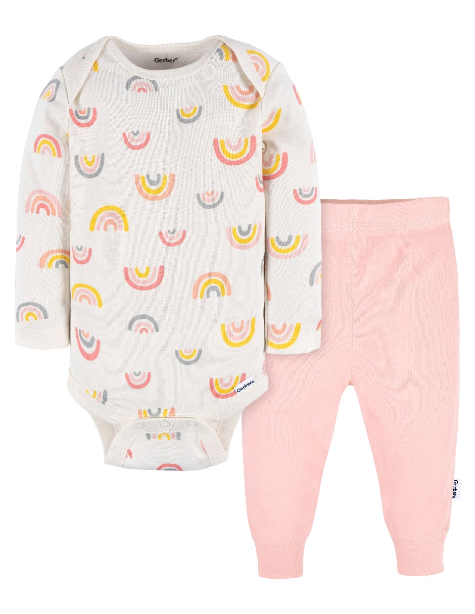 Conjunto de algodón para bebé niña 2 piezas Conjunto de algodón para bebé niña 2 piezas