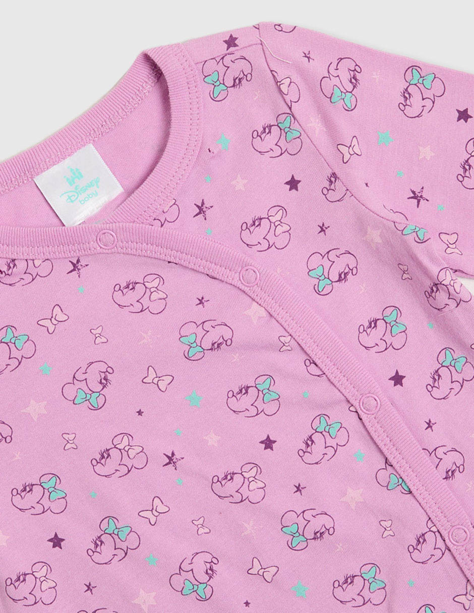 Conjunto Minnie Mouse de algodón para bebé niña 4 piezas 8