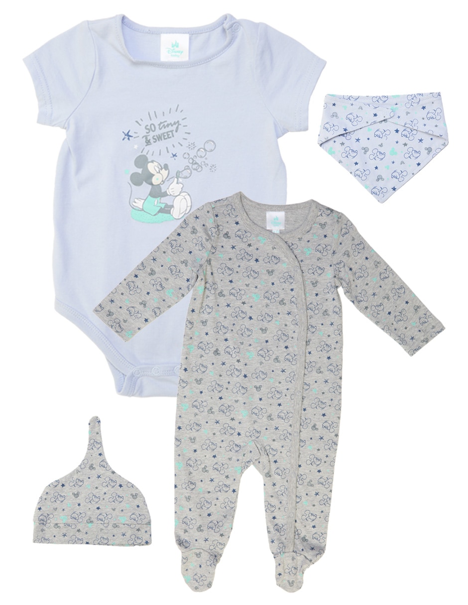 Conjunto de algodón para bebé niño 4 piezas 1