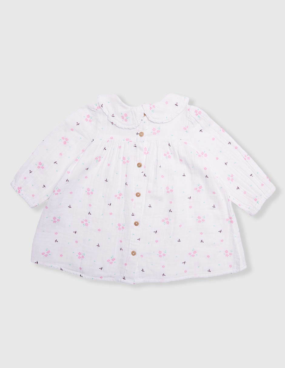 Vestido manga regular para bebé niña 2