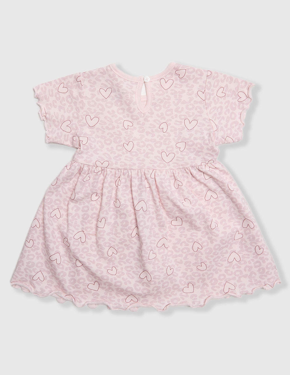 Vestido manga mariposa para bebé niña 2