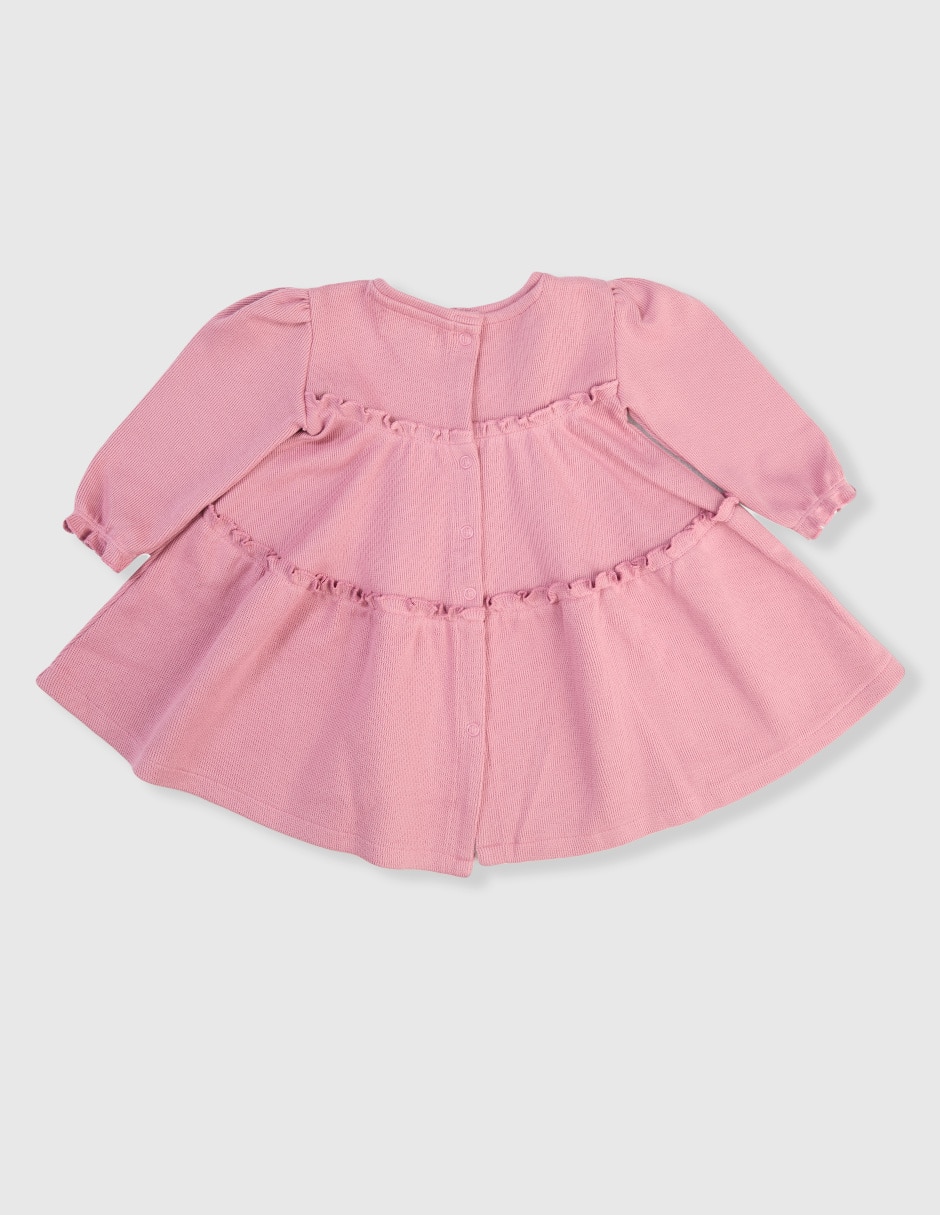 Vestido manga globo para bebé niña 2