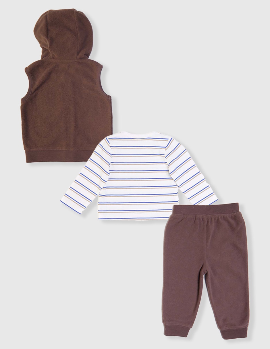 Conjunto de algodón unisex 3 piezas 2