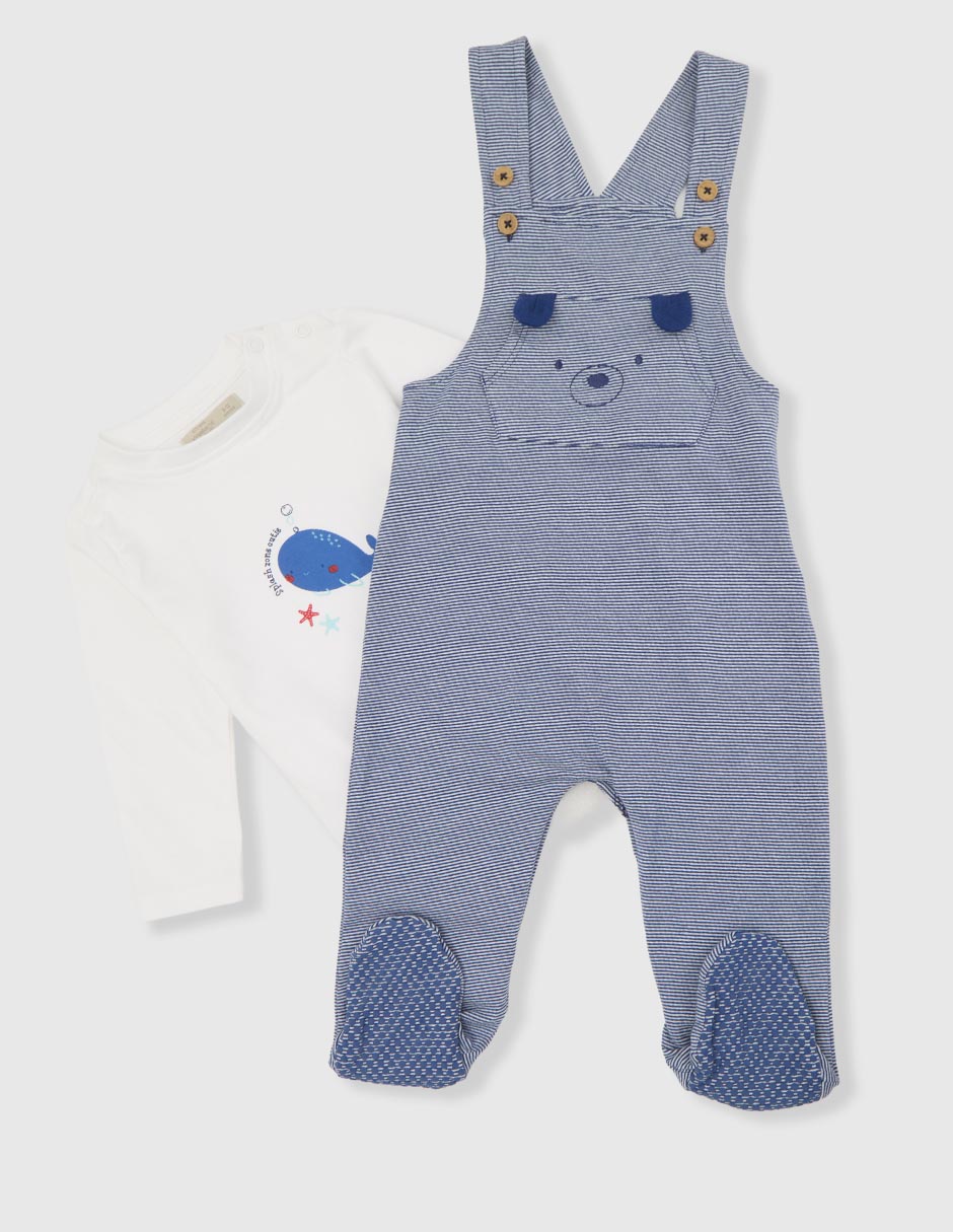 Conjunto de algodón para bebé niño 2 piezas 6