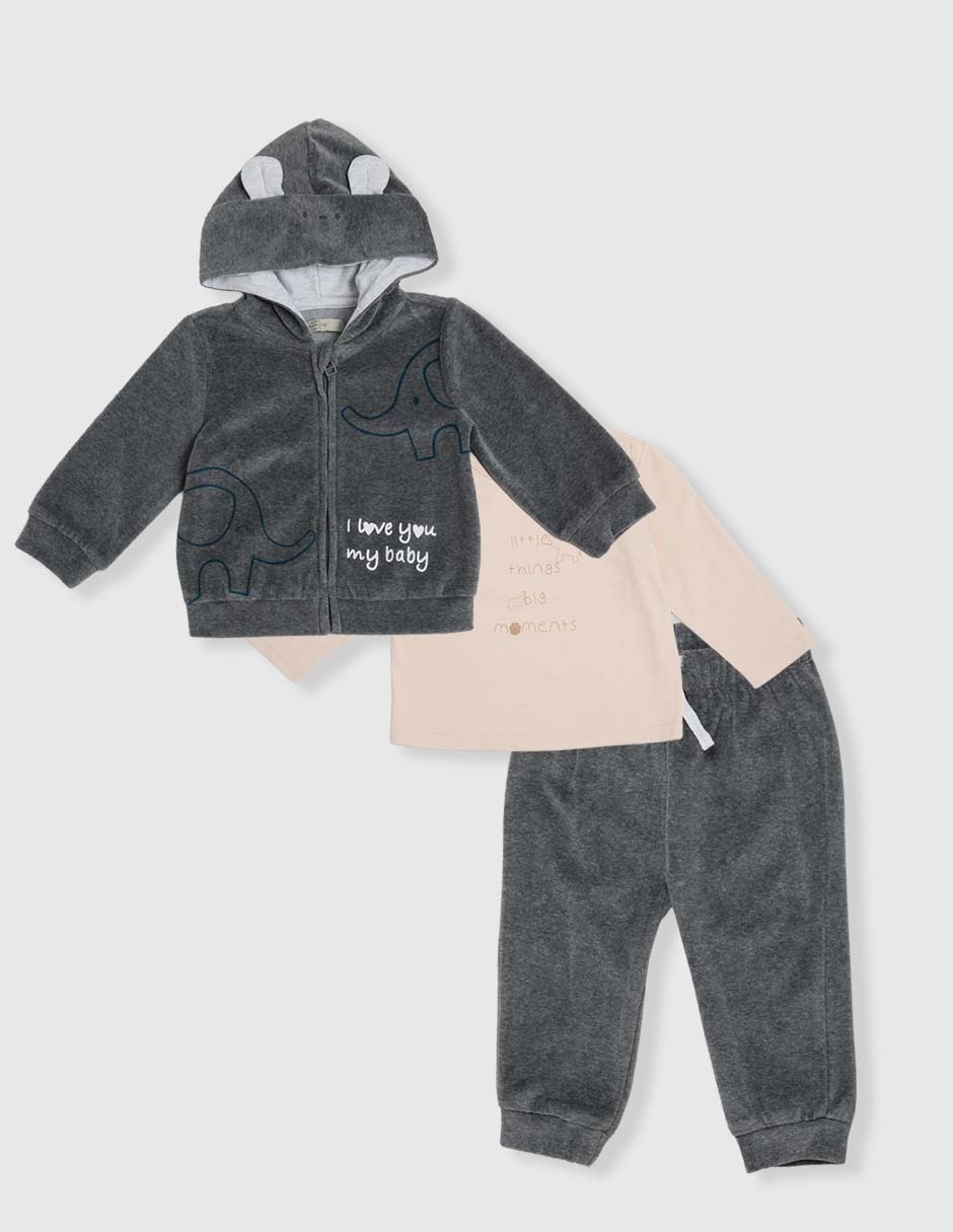 Conjunto para bebé niño 3 piezas Conjunto para bebé niño 3 piezas