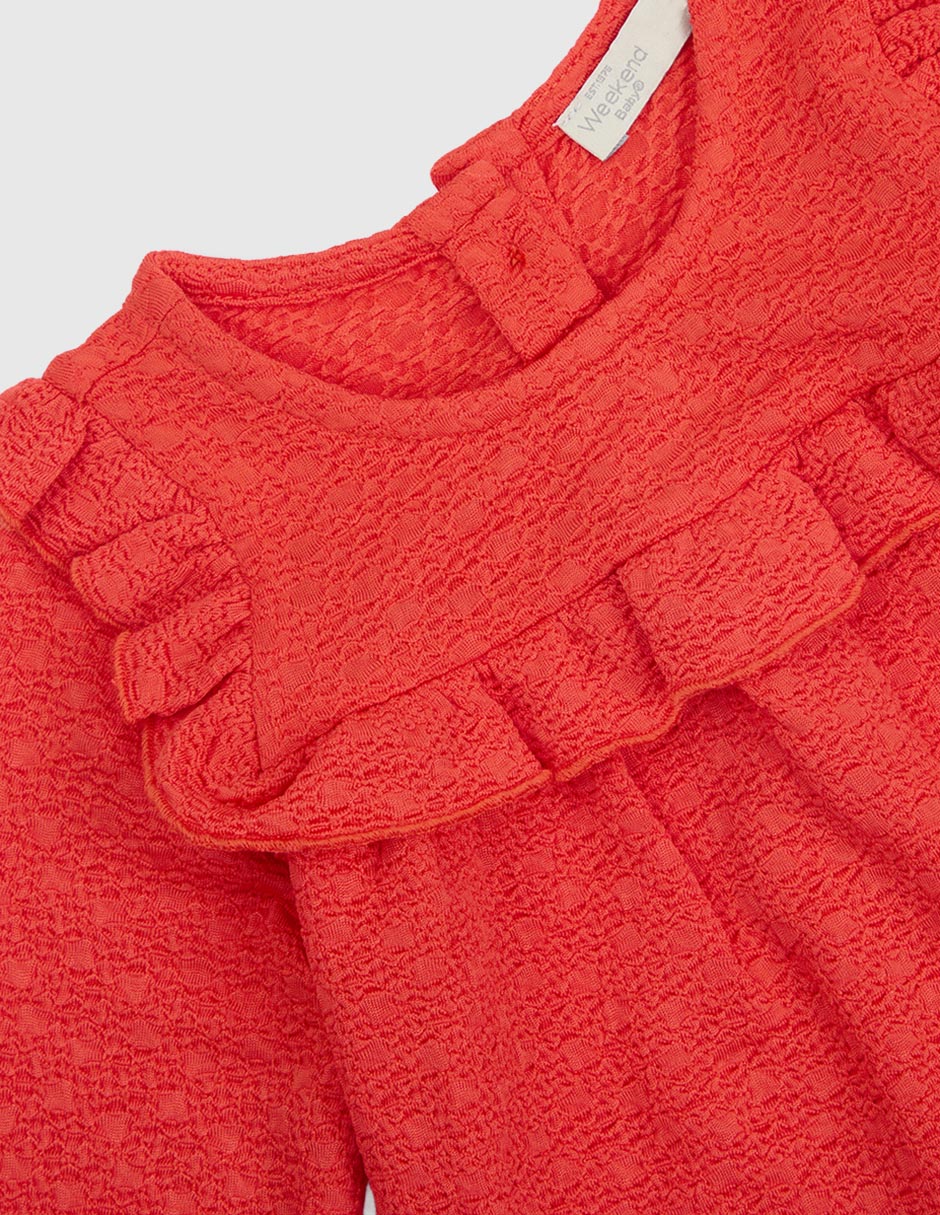 Vestido manga regular para bebé niña 3
