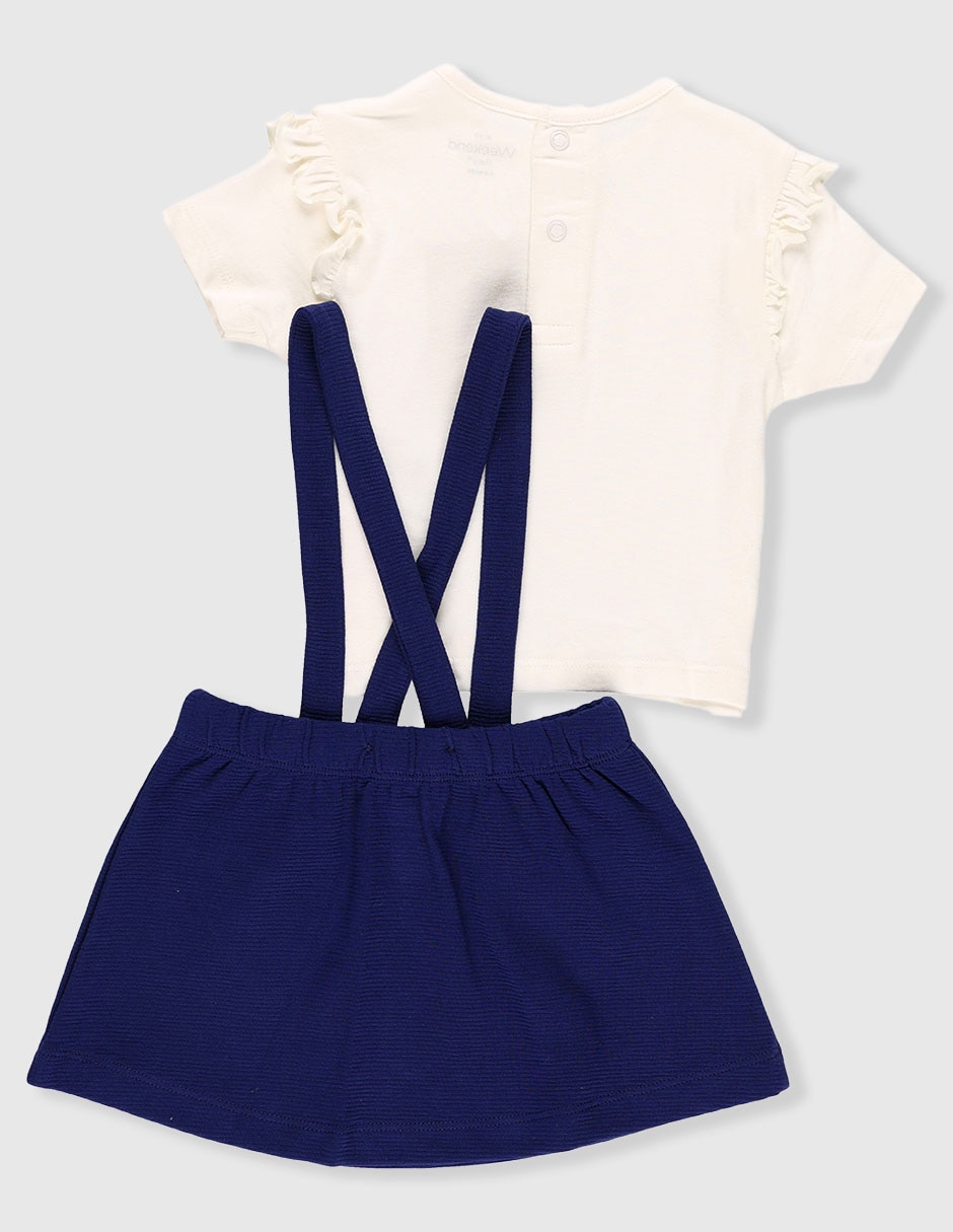 Conjunto de algodón para bebé niña 2