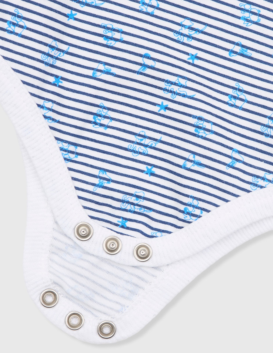Conjunto de algodón para bebé niño 3 piezas 4