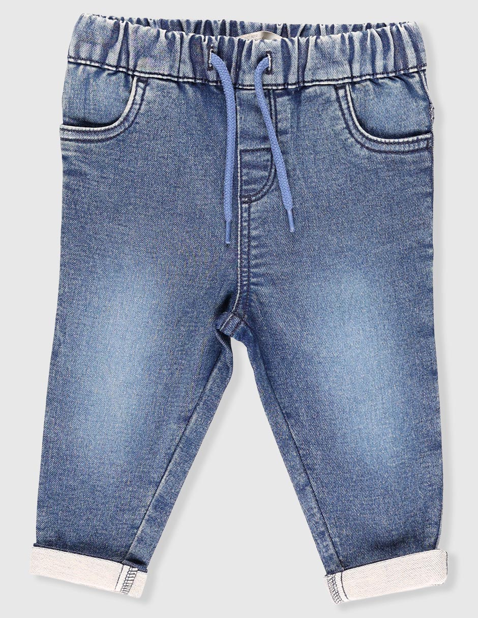 Jeans slim deslavado para bebé