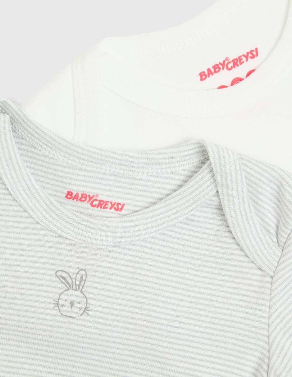 MULTIPRENDA BABY CREYSI, 3 MESES, GRIS
