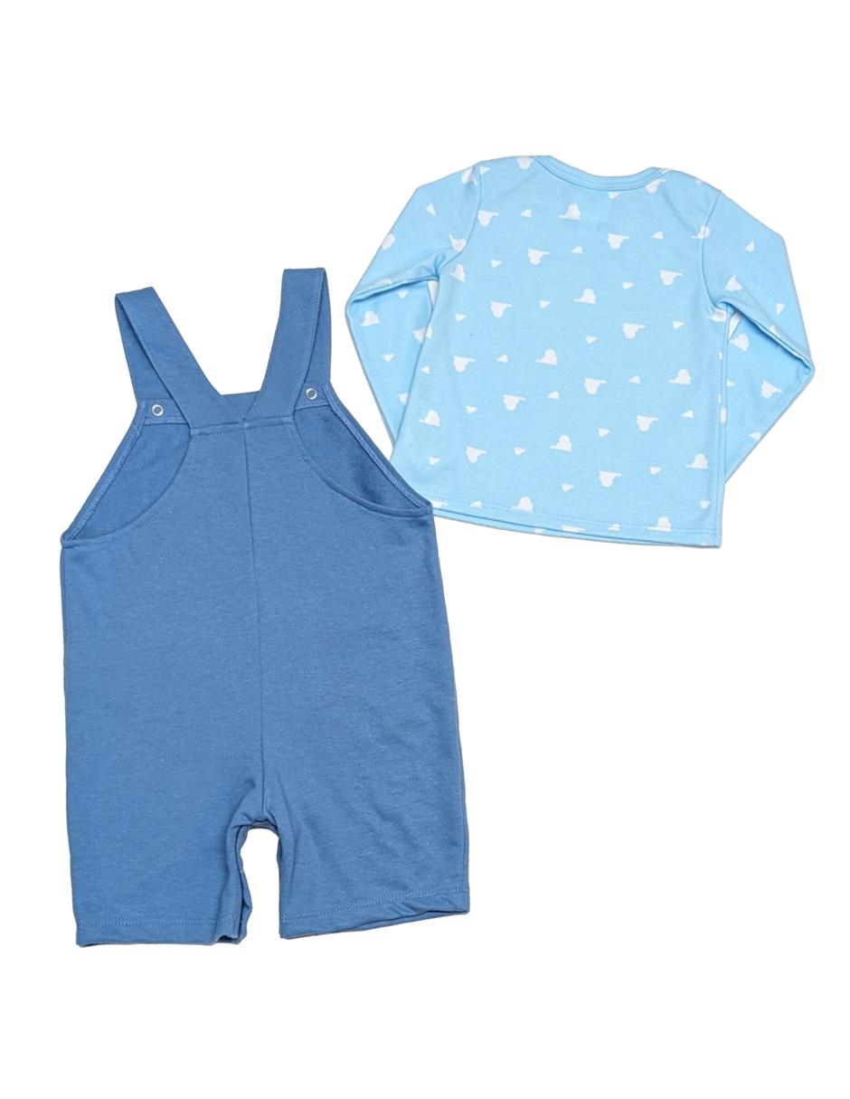 Conjunto casual de interlock para bebé niño 2 piezas 3