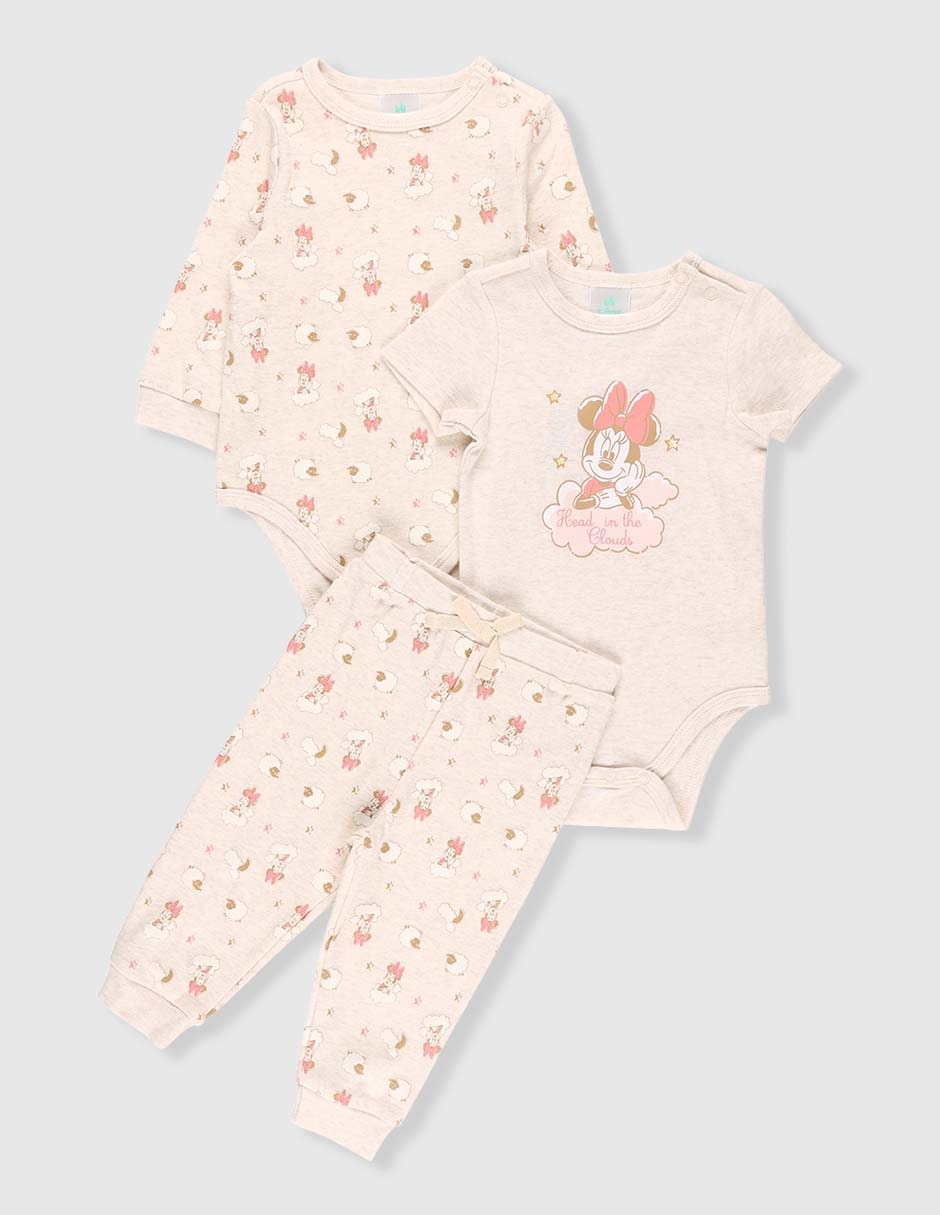 Conjunto pijama Minnie Mouse para bebé niño Conjunto pijama Minnie Mouse para bebé niño