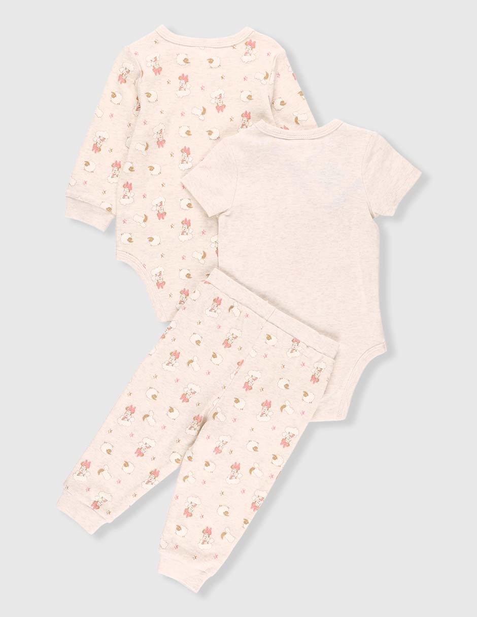 Conjunto pijama Minnie Mouse para bebé niño 2