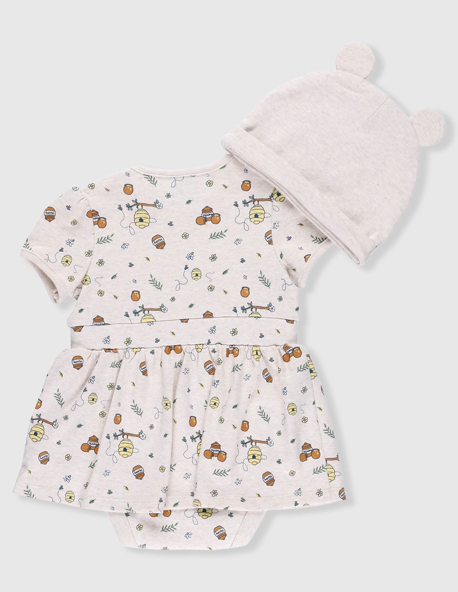 Vestido manga corta para bebé niña 2
