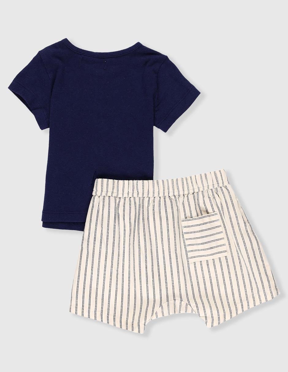 Conjunto de algodón para bebé niño 2 piezas 2