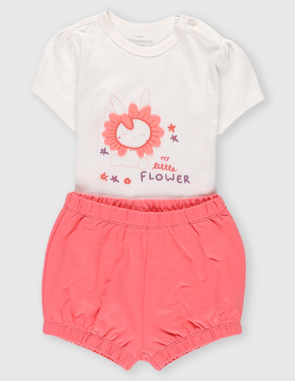 Conjunto casual para bebé niña 2 piezas