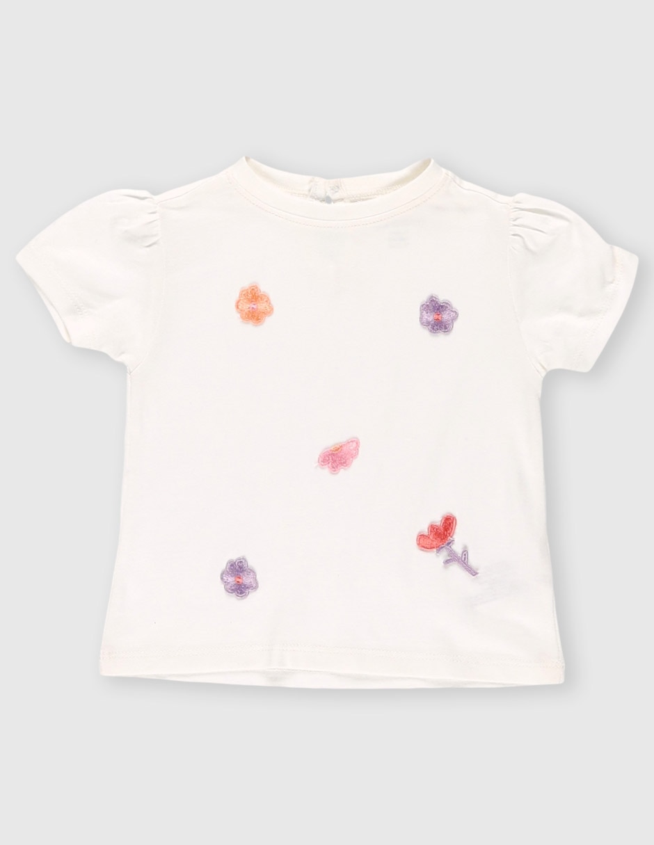 Playera Weekend manga corta para bebé niña Playera Weekend manga corta para bebé niña
