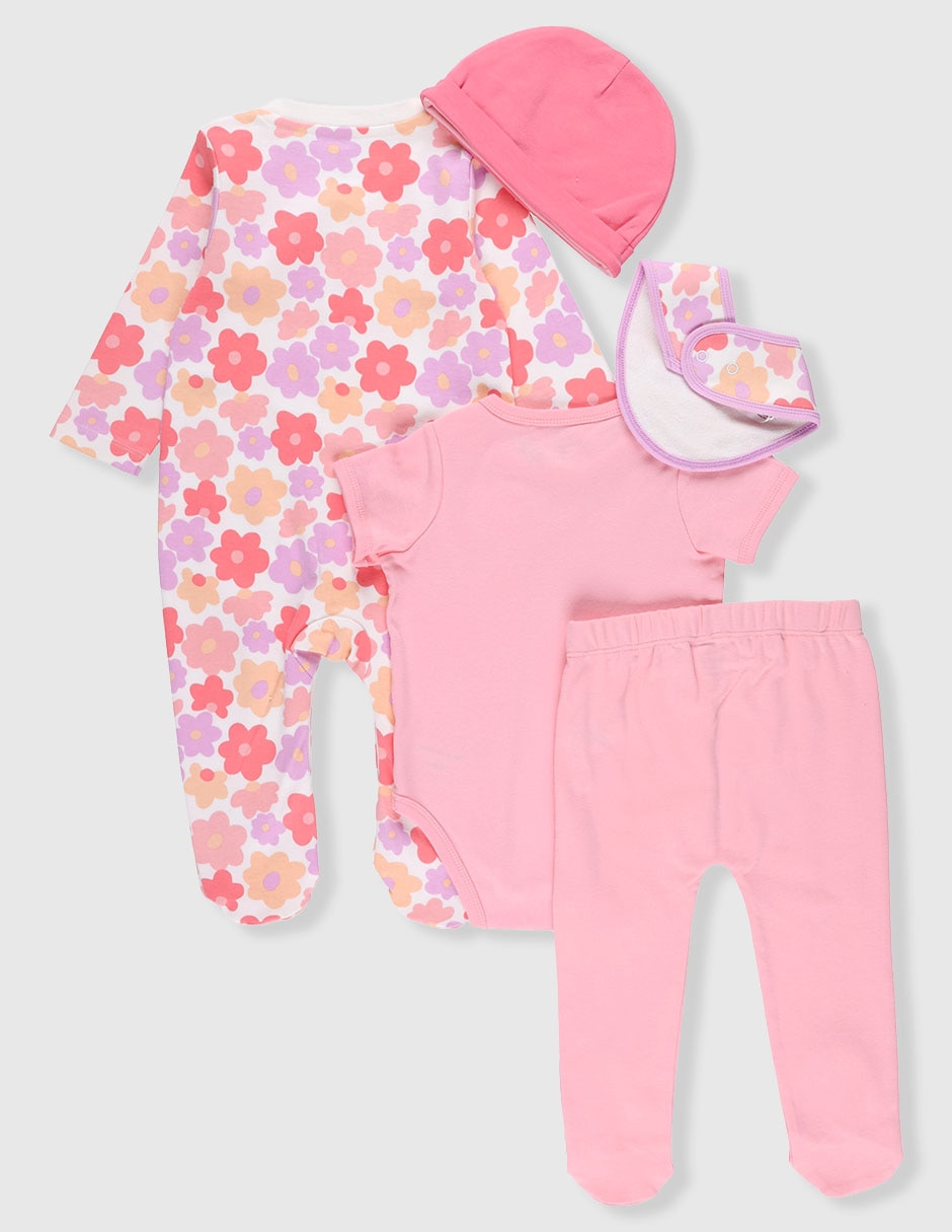 Conjunto casual de algodón para bebé niña 2