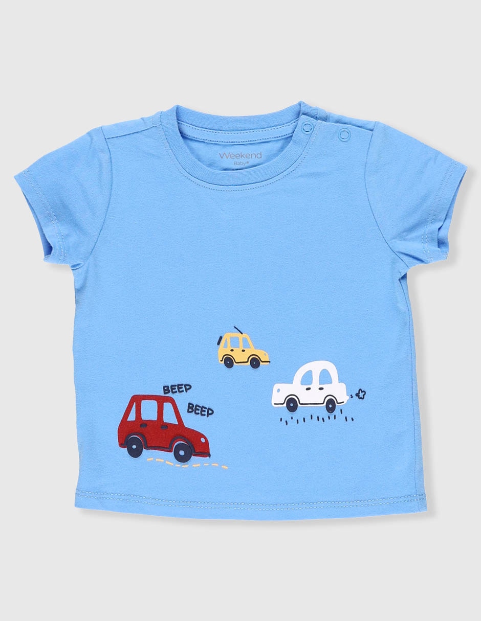 Playera manga corta para bebé niño Playera manga corta para bebé niño