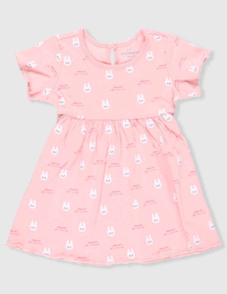 VESTIDO CORTO WEEKEND, 9-12 MESES, PIG