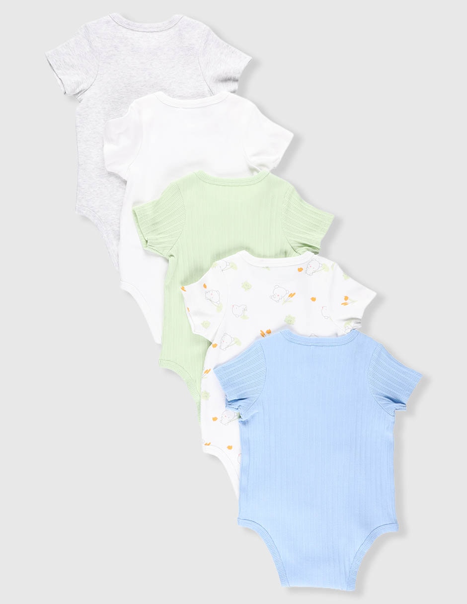 Conjunto pañalero de algodón