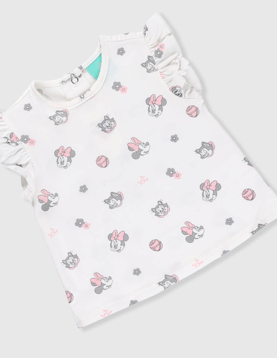 Conjunto casual Minnie Mouse de algodón para niña 3