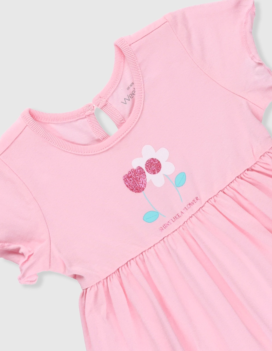 VESTIDO CORTO WEEKEN, 6-9 MESES, ROSÉE