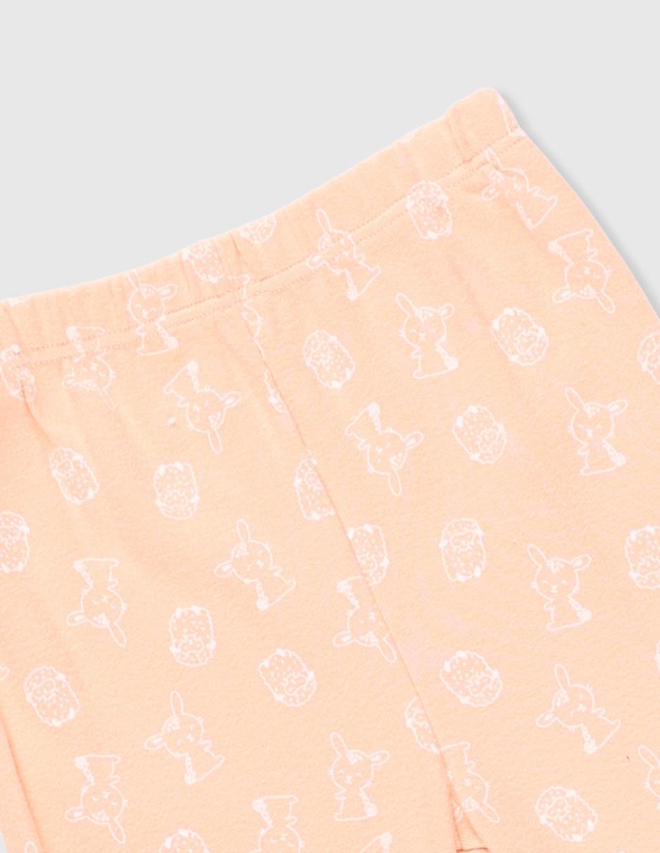 Conjunto de algodón bebé niña 3 piezas 4