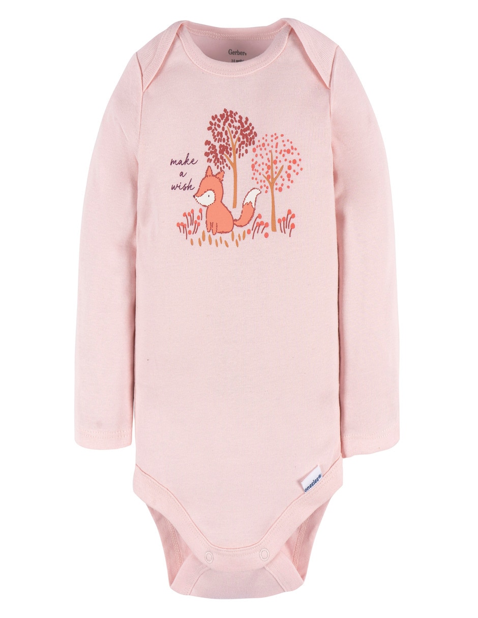 Conjunto happy fox de algodón para bebé niña 3 piezas 3