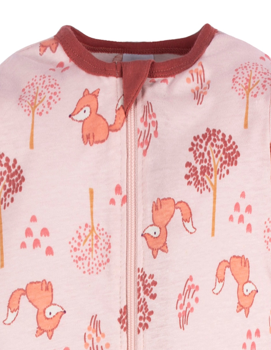Mameluco Happy fox de algodón para bebé 3