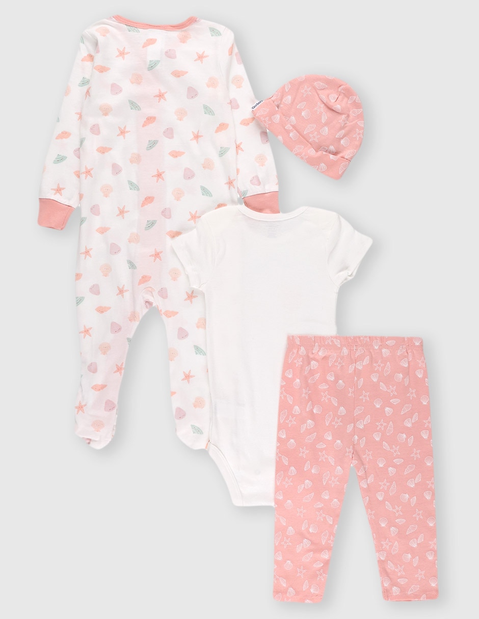 Conjunto de algodón para bebé niña 2
